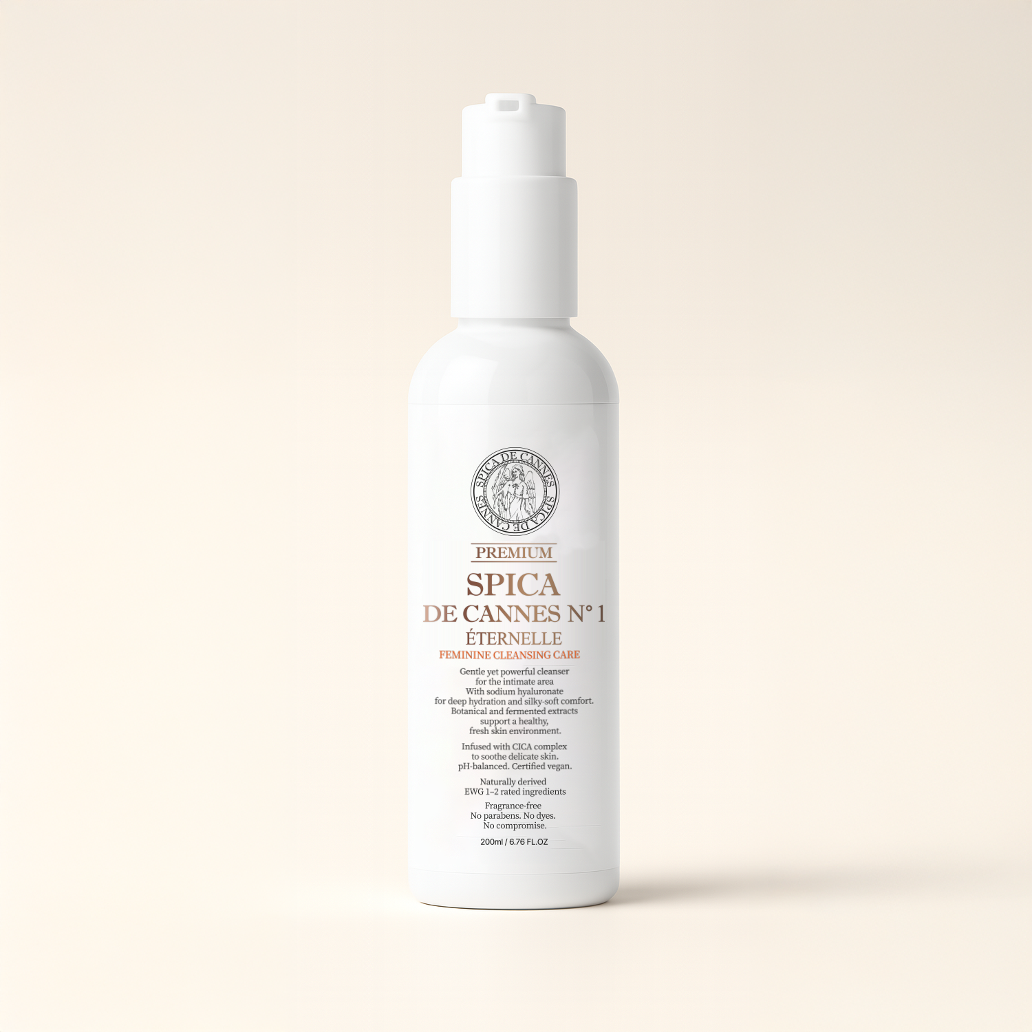 스피카 드 깐느 N°1 에떼르넬 프리미엄 여성청결제 200ml - SPICA DE CANNES Feminine Cleansing Care pH4.5 Vegan Natural